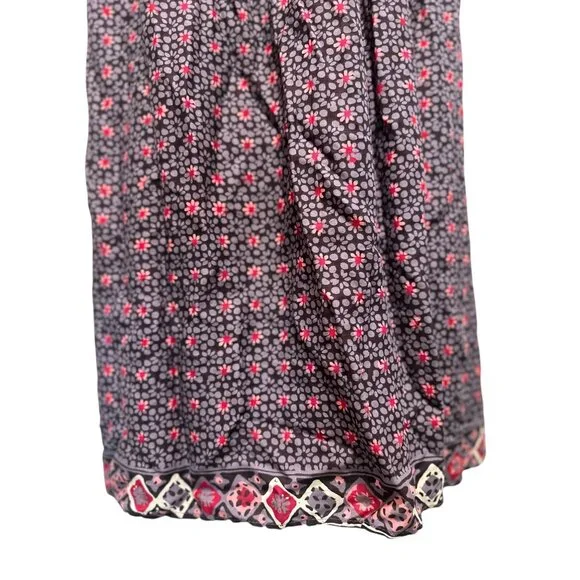 Natalie Martin Anthropologie Nico Wrap Maxi Dress Womens Medium Floral Draped - Picture 16 of 16